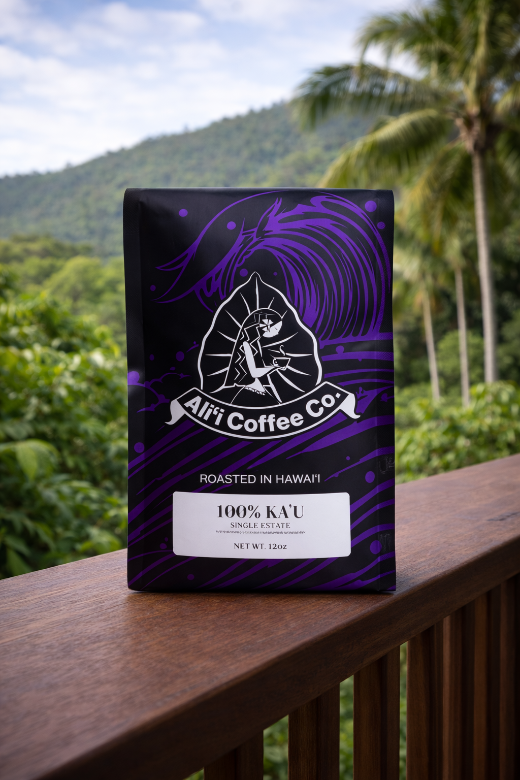 100% Kaʻū Coffee Single Origin Light Roast (12 oz) | Aliʻi Coffee